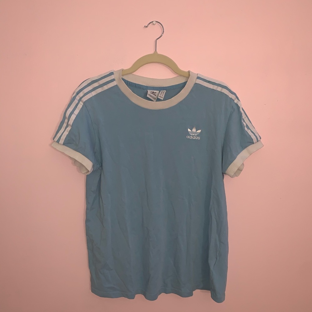 Adidas Light Blue T-Shirt